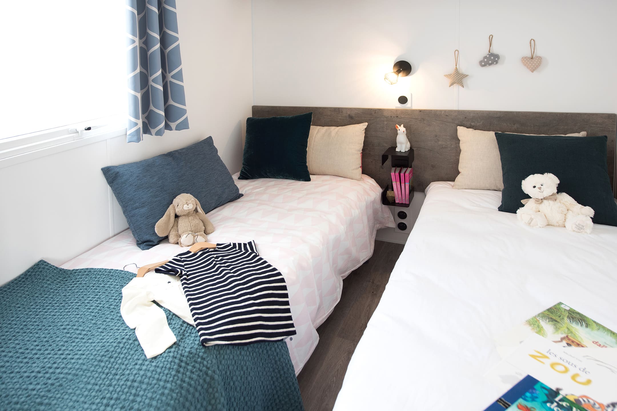 mobilhome grand confort au camping Val-Vert - charente-maritime